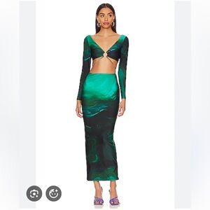 Farai London Olina Set in Turquenite, Size S